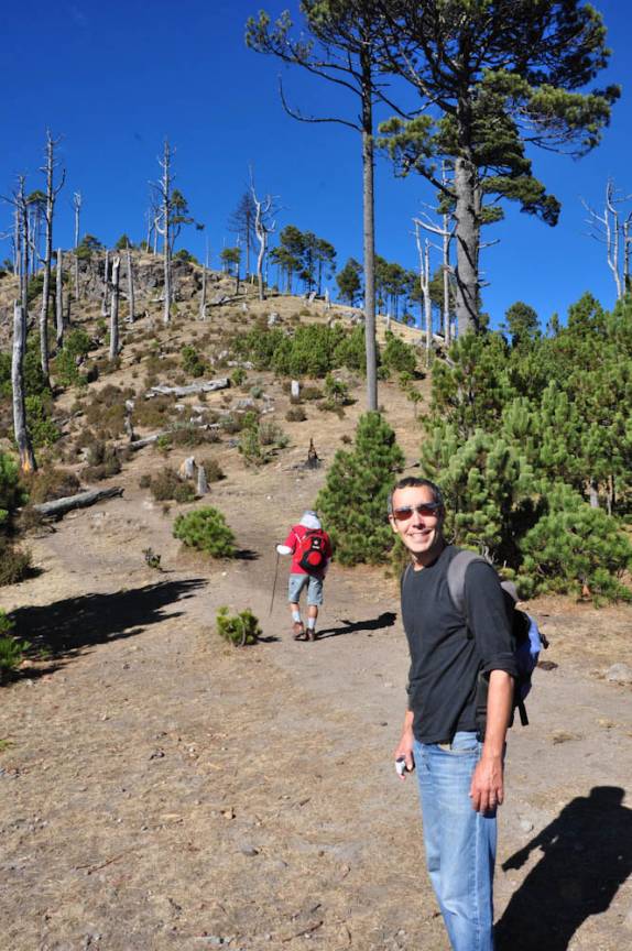 Trilha ao cume do Tajumulco, na Guatemala